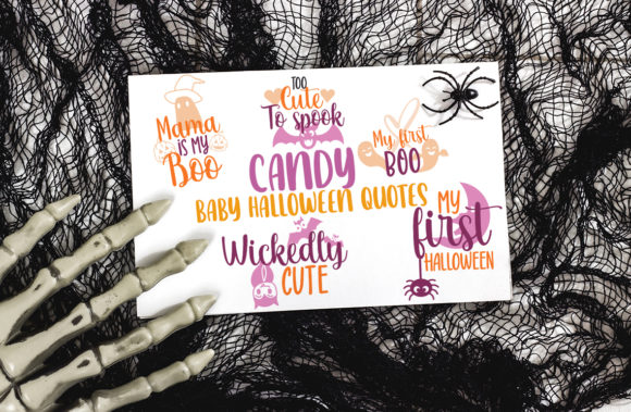 Candy Baby - Halloween Quotes: Cute Design Assets