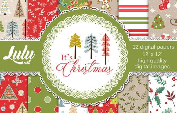 Christmas Patterns for Professional Digital Design Projects