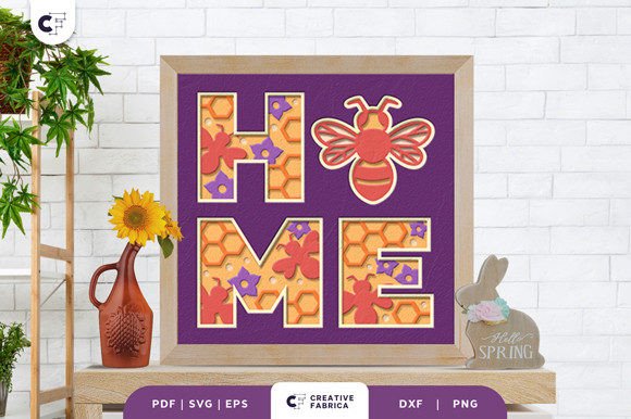 Crafting Dimensional Brand Identity with the HOME Bee SVG