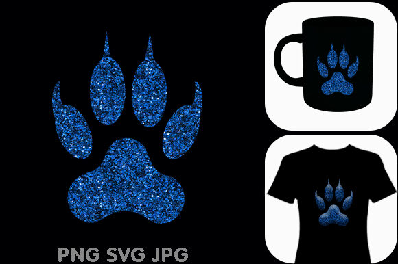 Creative Design with Animal Paw Prints