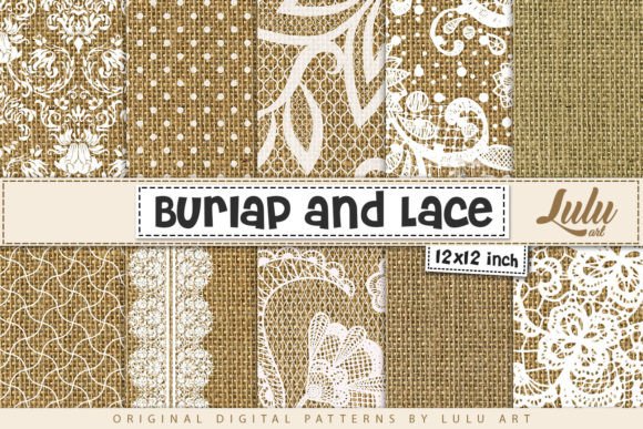 Elevate Your Projects with Burlap and Lace Textures