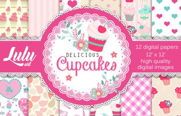Elevate Your Visual Design with Delicious Cupcakes Patterns