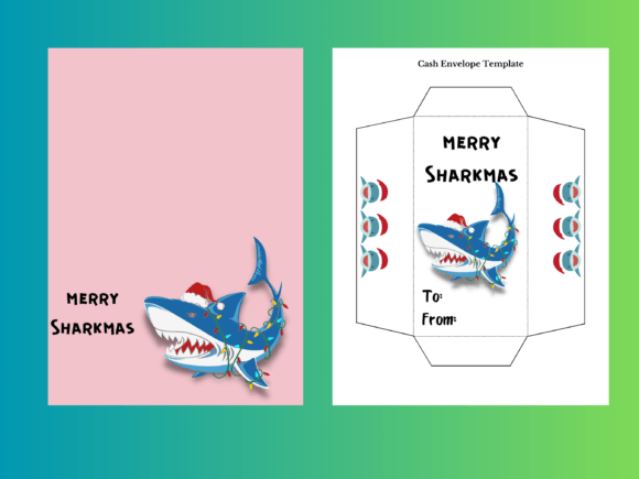 Funny Christmas Card & Cash Envelope Design