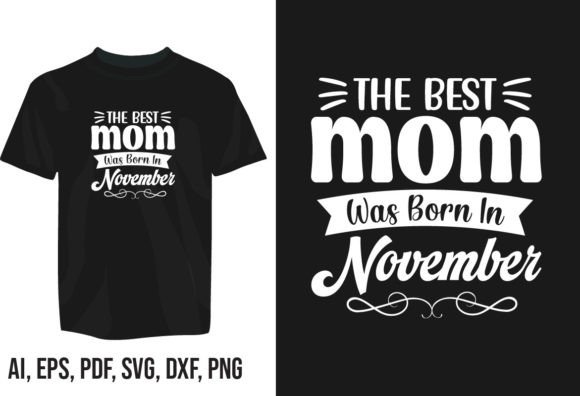 Mother's Day Typography T-Shirt Design: Creative Assets