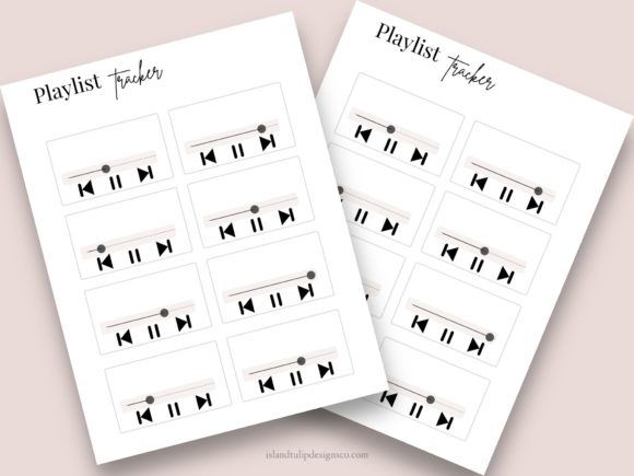 Playlist Tracker Planner Template: Streamline Your Creative Process