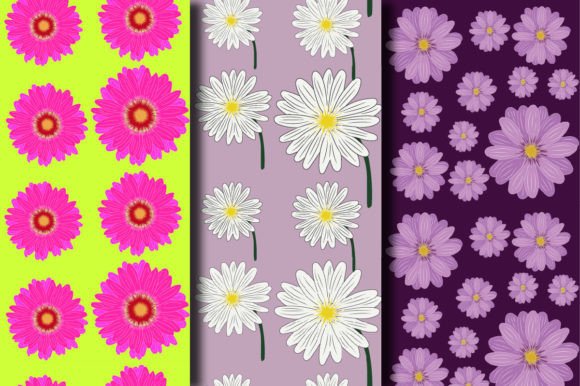 Seamless Flowers Pattern Design: A Versatile Asset