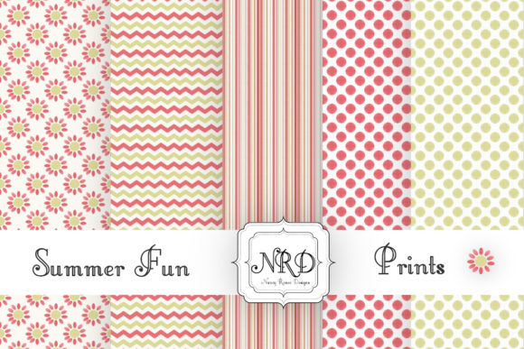 Summer Fun Prints: Vibrant Textures for Dynamic Design