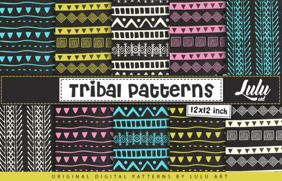 Tribal Patterns: Elevate Your Visual Design with Boho Papers